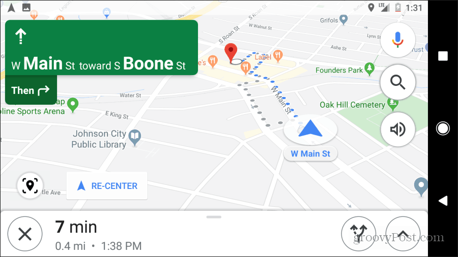 google maps посоки за ходене