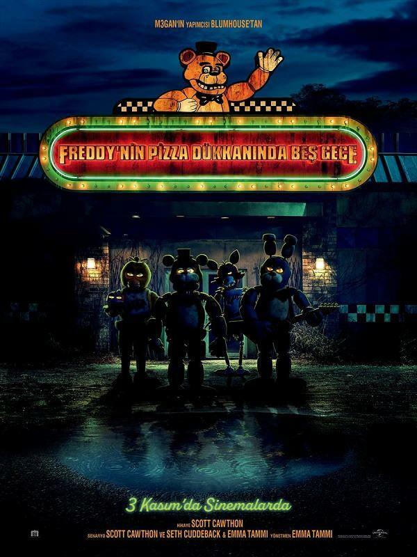 Плакат на филма Five Nights at Freddy's Pizza
