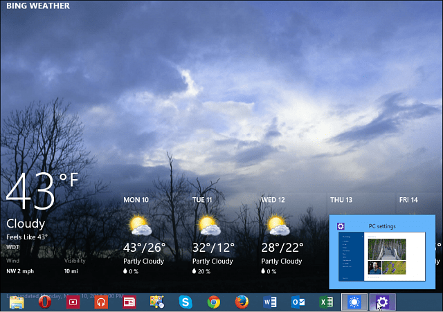 Windows 8.1 Актуализация 1: Нови функции на лентата на задачите за съвременни приложения