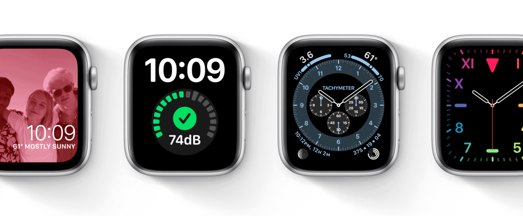 Лицата на Apple Watch в watchOS 7