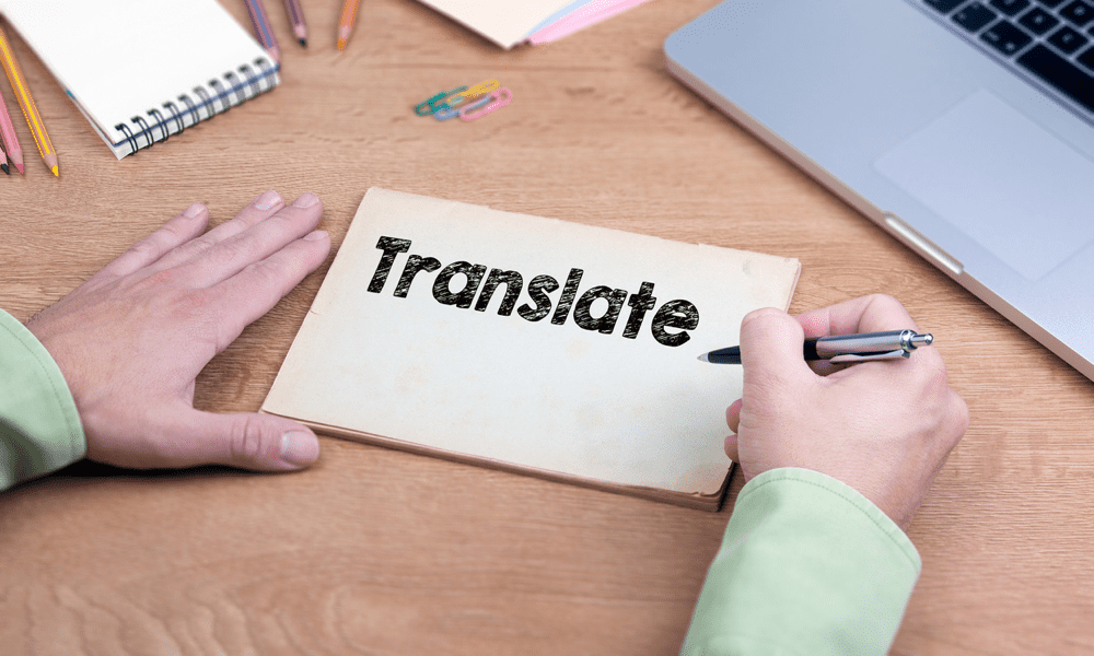 Как да промените езика в Google Документи