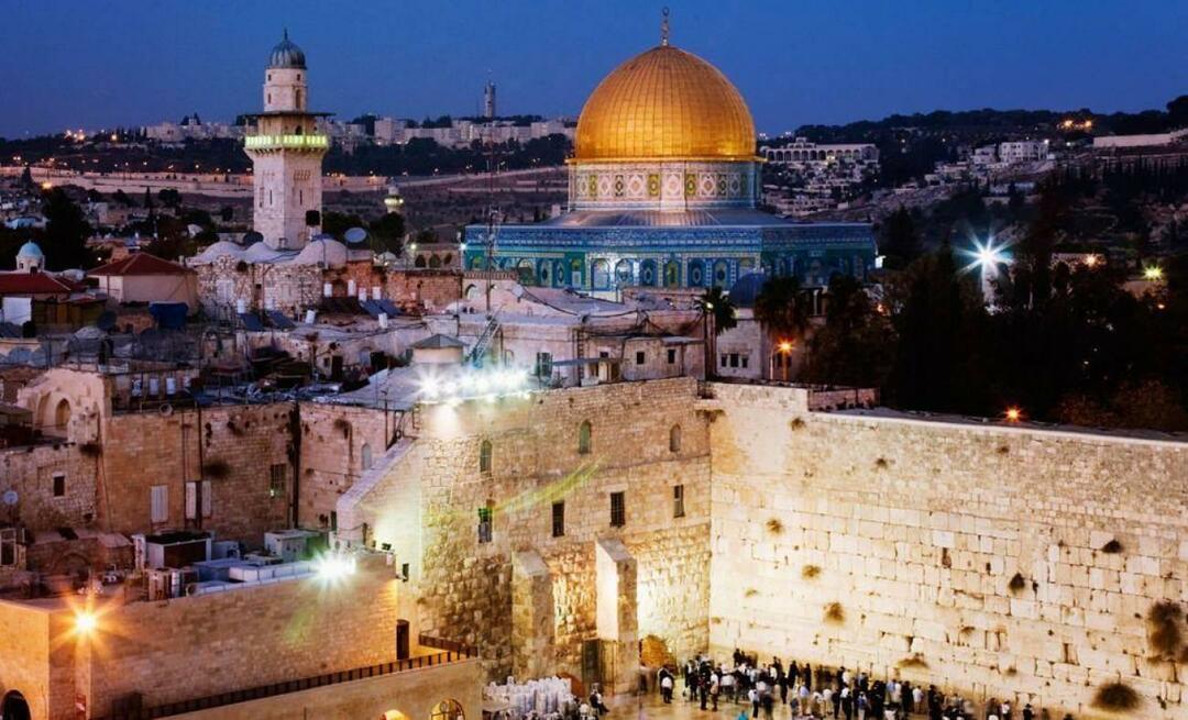 През кои месеци е по-предпочитано да посетите Йерусалим? Защо Ерусалим е толкова важен за мюсюлманите?