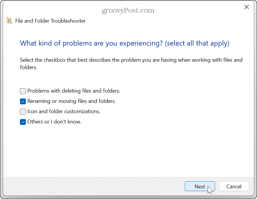Zip грешка в Windows 11