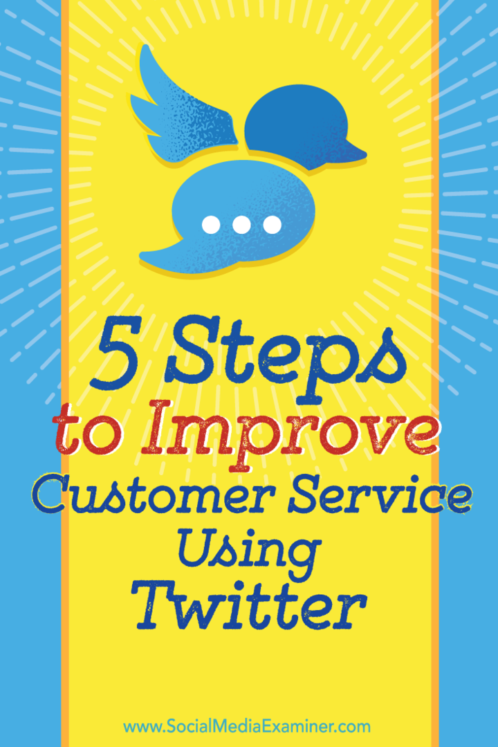 подобряване на обслужването на клиенти в Twitter