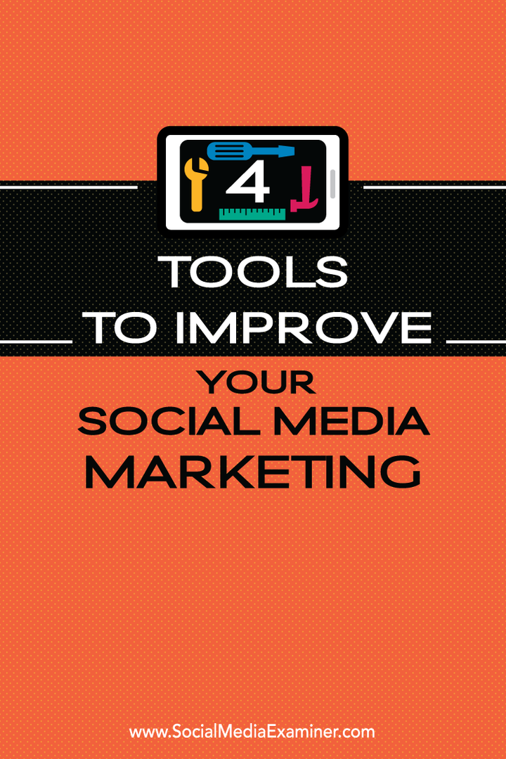 4 инструмента за подобряване на вашия маркетинг в социалните медии: Проверка на социалните медии